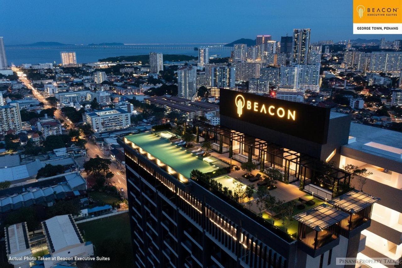 Skypool With Seaview 8Pax Beacon Executive Suites - Georgetown City Centre - 3Km To Komtar Exterior photo